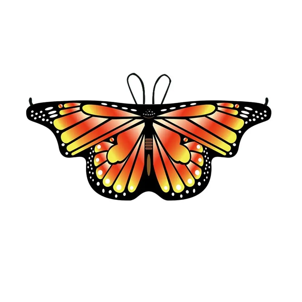 Colorful Butterfly Wings Costume Fancy Dress Cosplay Costume Cape Butterfly DIY Decorations Pixie Cloak Party Accessories