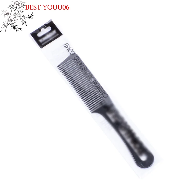 (YOUU06) Salon Barber Hair Clipper Accessory Flat Head Cut Comb Anti-static Hair Styling Wide Tooth Men Cut Hair Brush 1pc
