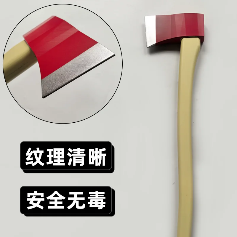 Cosplay Tool 1:1 Axe fire axe Tomahawk Scare Props Stage Performance Role Prop Axe Halloween Safety PU Rubber Model  view 4