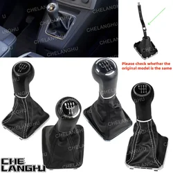 Perilla de cambio de marchas de 6 velocidades con Bota de pu, accesorios para coche, para Opel Zafira B 2005, 2006, 2007, 2008, 2009, 2010