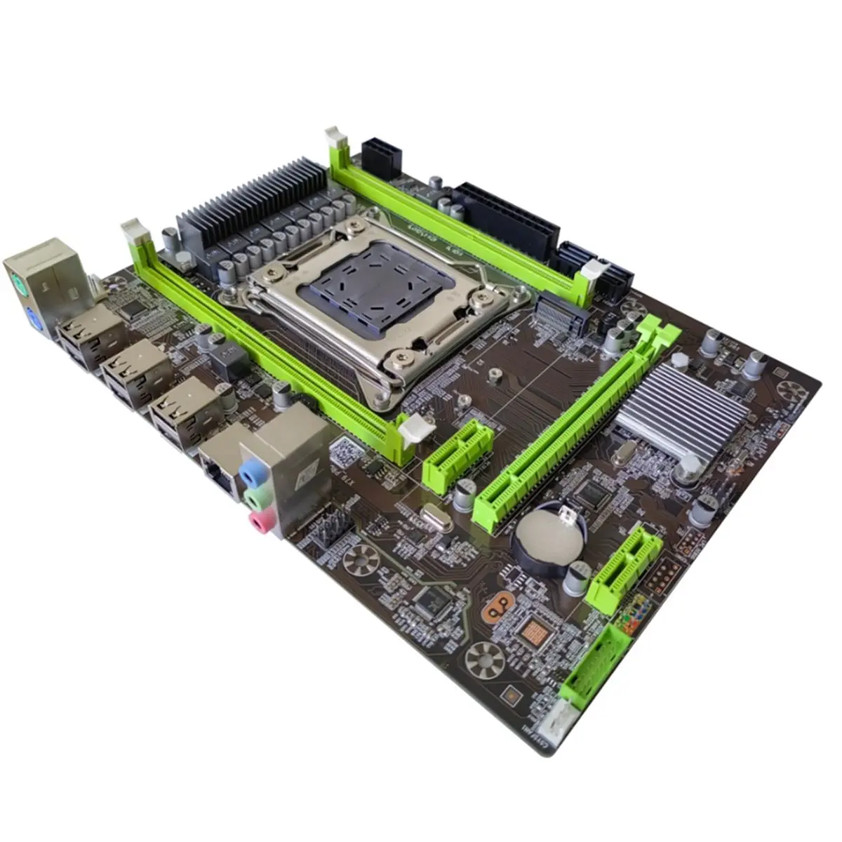 New Electronics X79 Pro Desktop Motherboard Kit LGA 2011 DDR3 Gigabit Ethernet Support E5 V1 V2 E5-2650 V2 2680 2640 2670 CPU