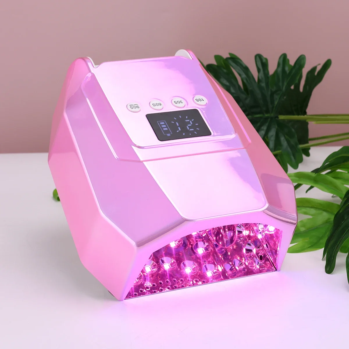 2024 Wholesale Supply New 96W Rechargeable Nail Lamp Cordless Super Big Interior Space For Curing Gel