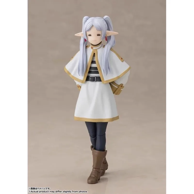 BANDAI S.H. Figuarts SHF Frieren At The Funeral Frieren PVC 14CM Anime Figure Model Action Figures Ornaments Collection Toy