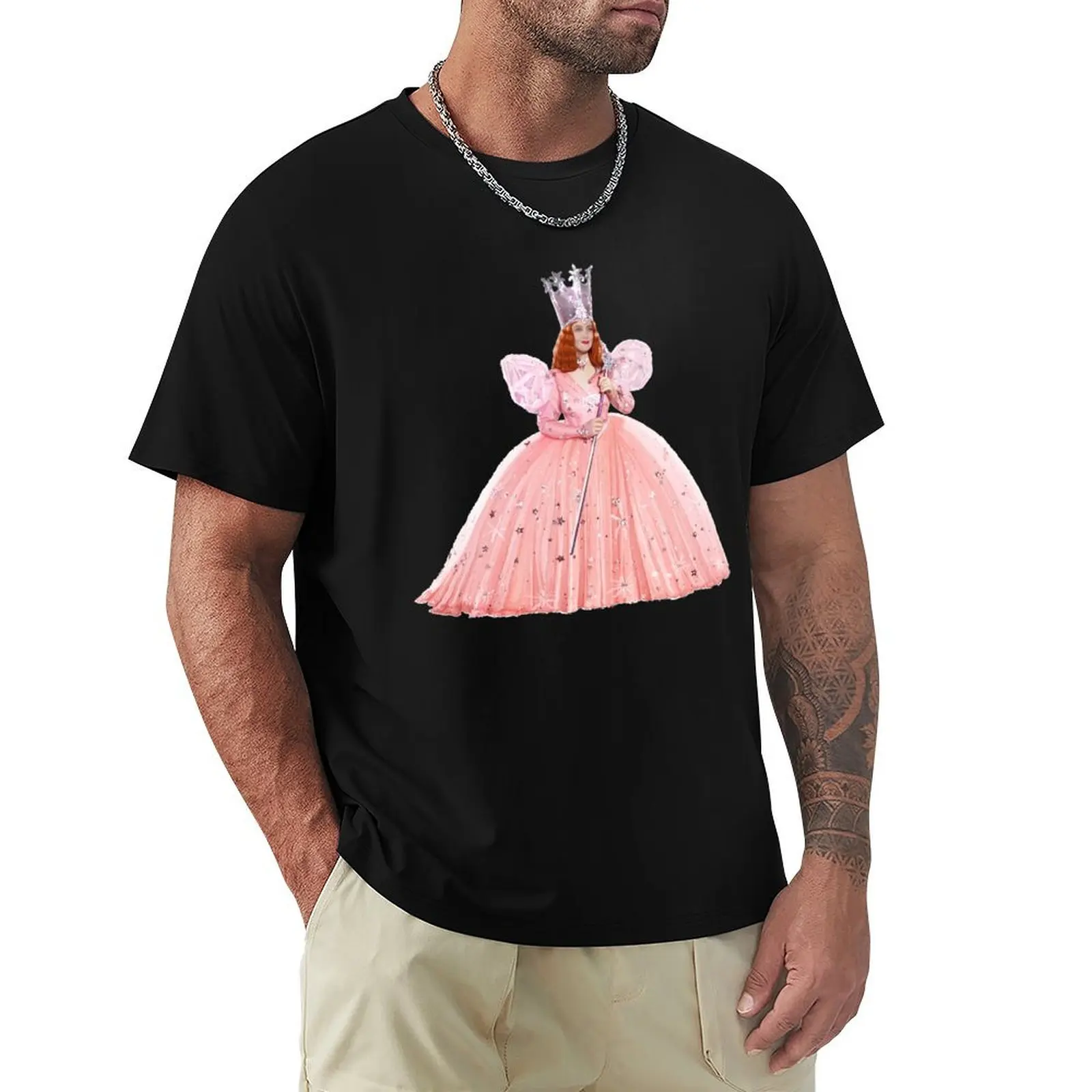 Glinda The Good Witch, The Wizard of Oz, Magical Realism Digital Painting, Full Body Portrait, No Background T-Shirt
