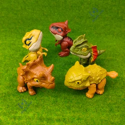 Jurassic Finger Dinosaur Triceratops Tyrannosaurus Model Toys for Kids Creative Finger Biting Dinosaurs Interactive Toy Boy Gift
