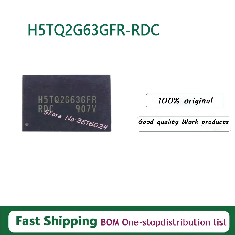 10PCS/lot  H5TQ2G63GFR-RDC H5TQ2G63GFR BGA96 DDR3 256MB H5TQ2G63DFR-H9C  BGA96  100% NEW