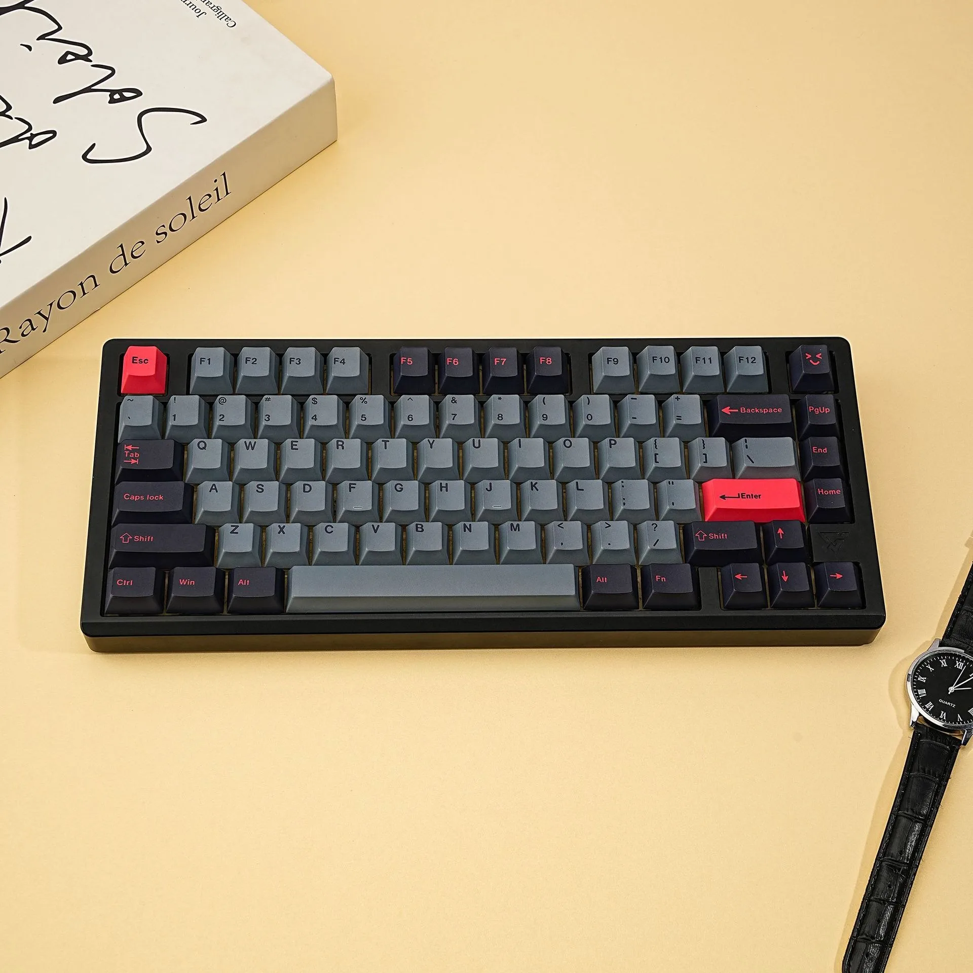 

Механическая клавиатура GMK 8008: Кейкапы 7U ISO (испанская, французская, немецкая, Abnt2, русская, корейская, арабская, японская) Cherry Profile PBT