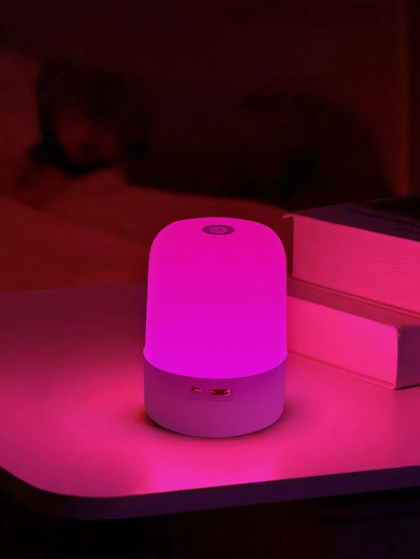 1pc LED Night Light: Touch Dimmable/Color-Changing (3/16 RGB), USB/Rechargeable, Portable