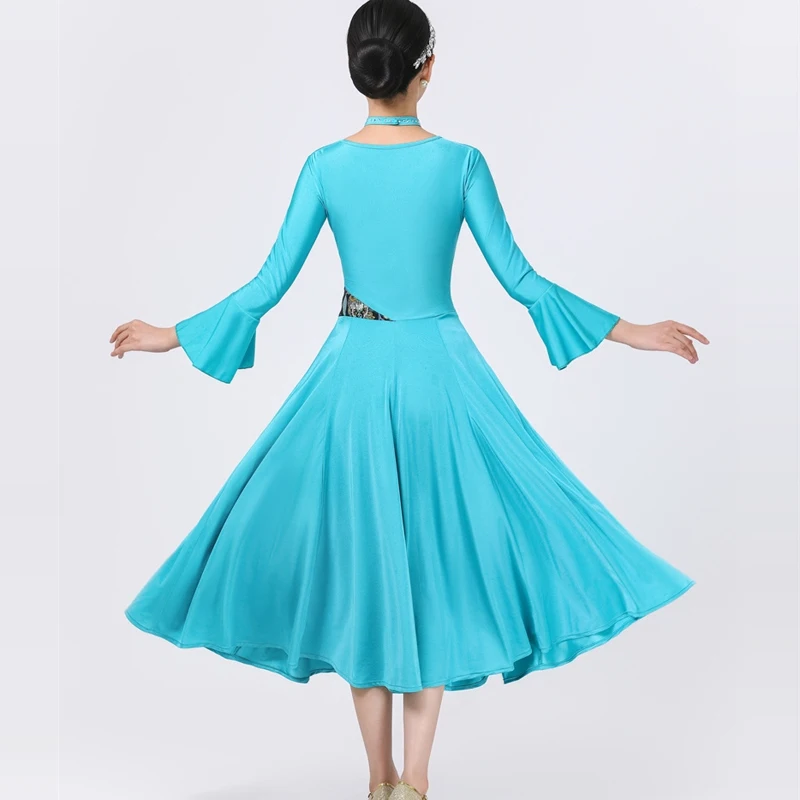 

2025 New Ballroom Dance Dress Viennese Standard Modern Dance Dress Lady's Ballroom Dance Dress Performance Competition Costomes