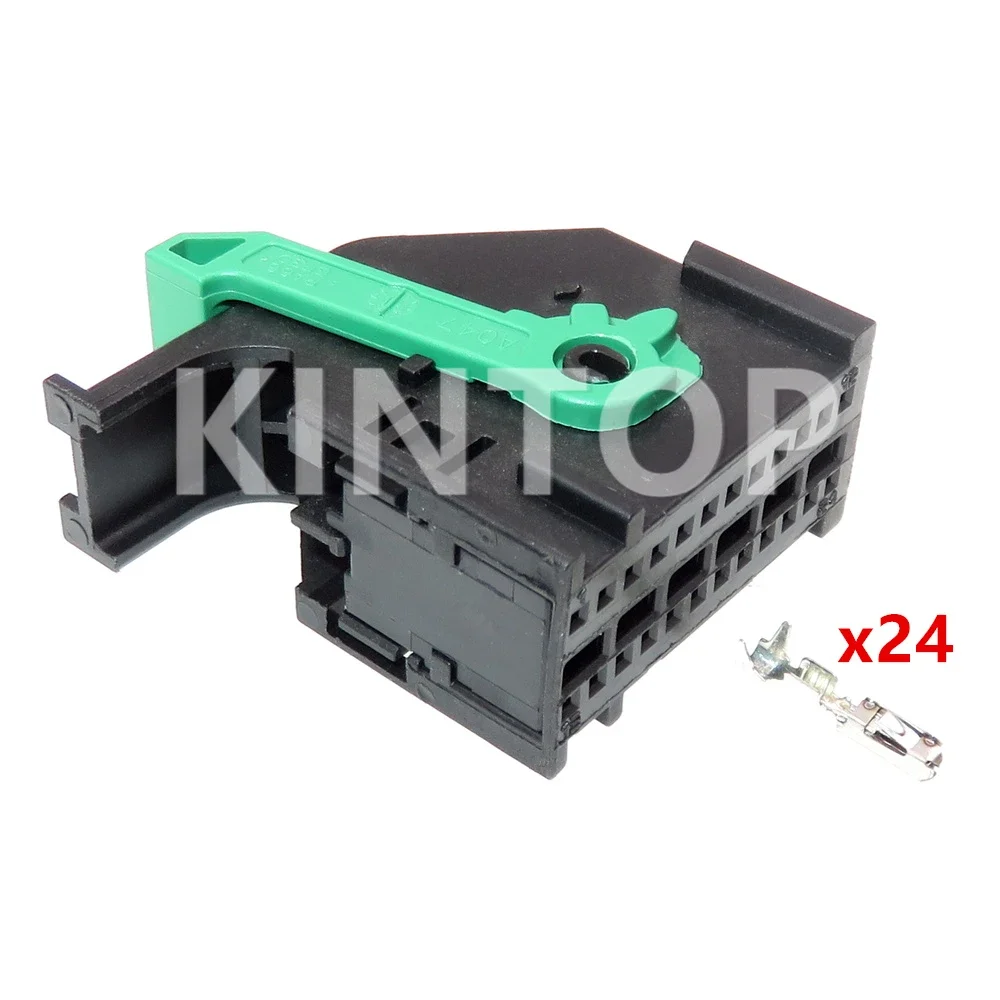 

1 Set 24 Pins AC Assembly Car Connector 284223-2 284714-2 284228-1 Automobile Instrument Wiring Plug Auto Unsealed Socket