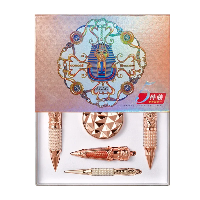 

Queen's Scepter color makeup set Scepter Queen's mouth Red Lip Glaze air cushion BB Cream Eye Black Eyeliner Pen