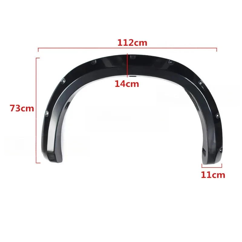 

Factory Hot Selling 4PCS For Fender Flare Car Accessories Black Color Mudguards For Tundra 2007-2013