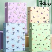 Disney A4 Folder Information Book Stitch Mickey Student Test Paper Storage Bag 30/40/60 Pages Folder Stationery Supplies