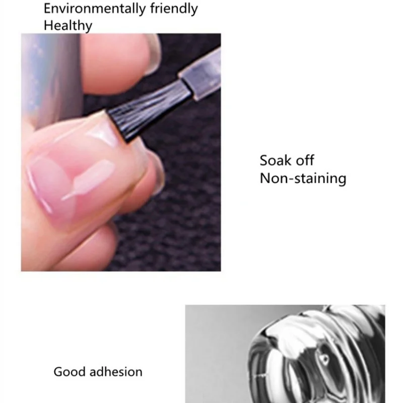 

High Quality Strong Adhesion Nail Gel Polish Primer Odorless Clear Base Coat 15ml 2Pcs /Set