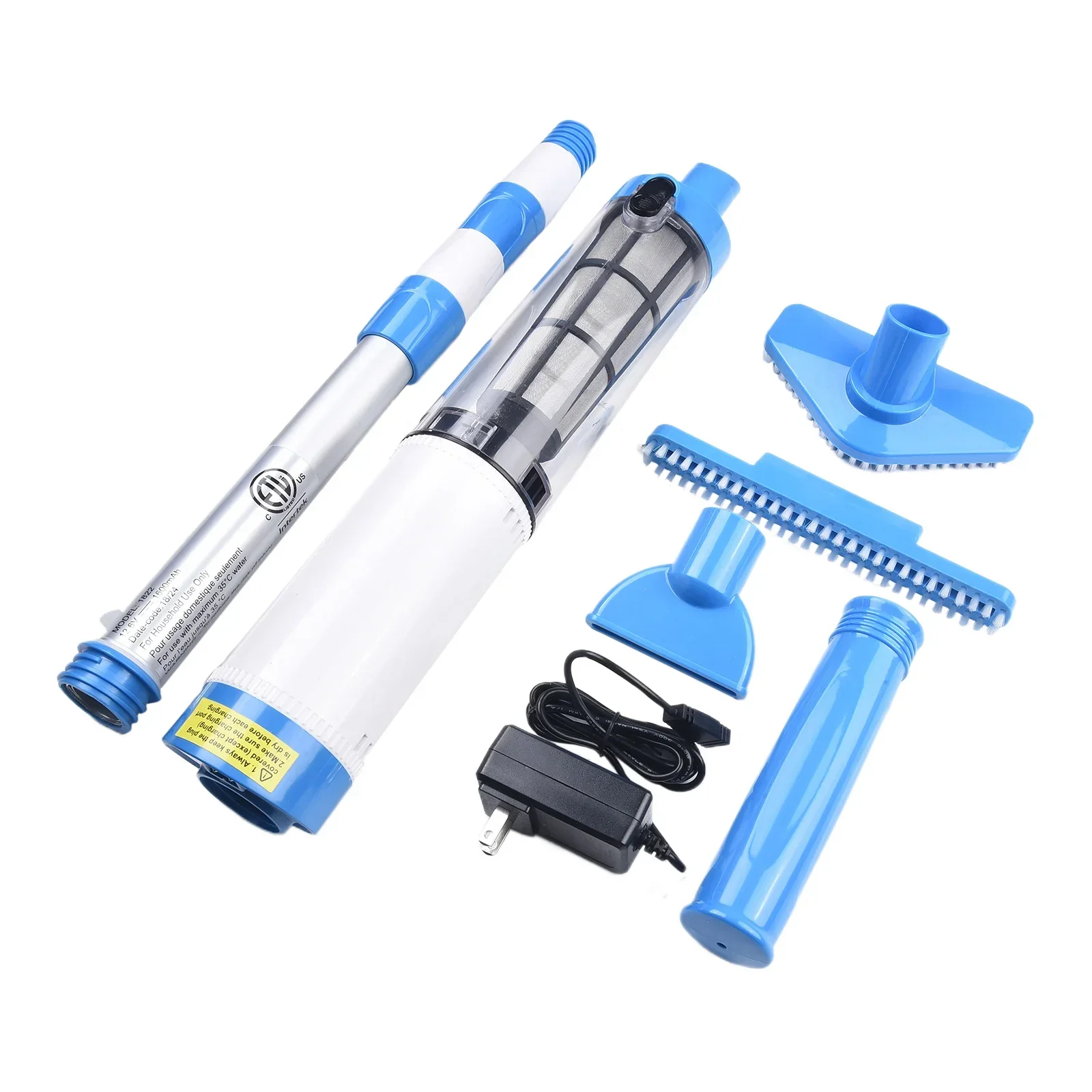 1Set Efficient Cordless Pool Vacuum Rechargeable Handheld Cleaner For Spas Hot Tubs Outdoor Living Pools Power Cleaning-Tools