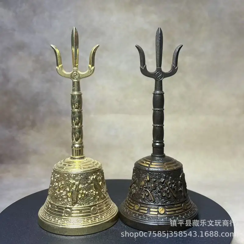 ornaments, Sanqing , Sanxian , hand , Eight Immortals Dharma bell, smooth and thickened copp