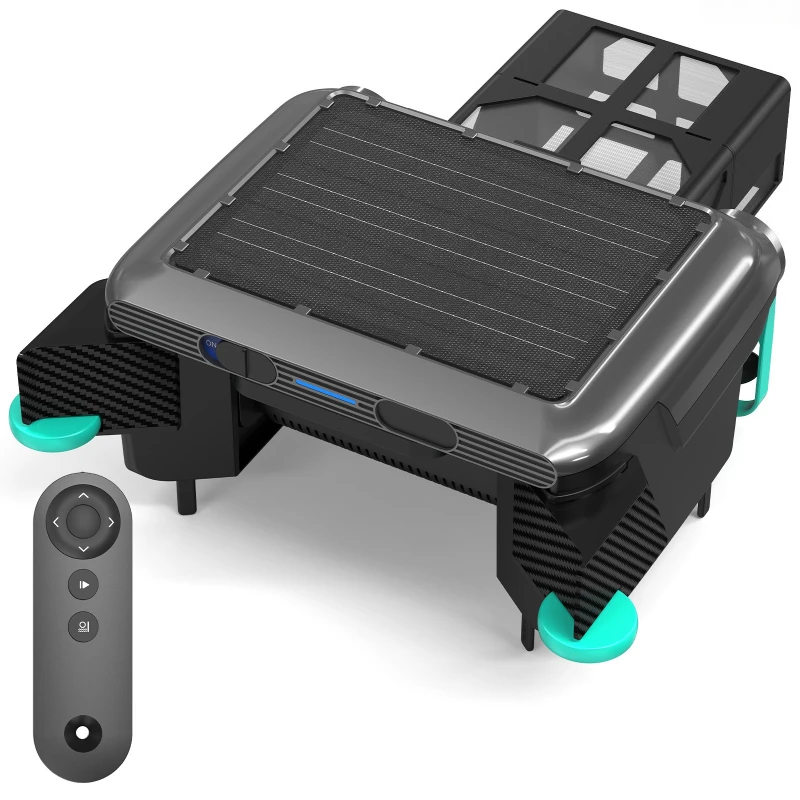 Robot para piscinas MFS01, máquina inteligente de succión de hojas de superficie de agua con gran succión, inalámbrica, solar, para el hogar.