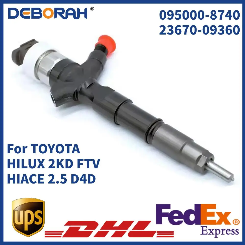 

095000-8740 Diesel Fuel Injector 23670-09360 For Toyota Hiace Hilux 2.5 D 2KD-FTV