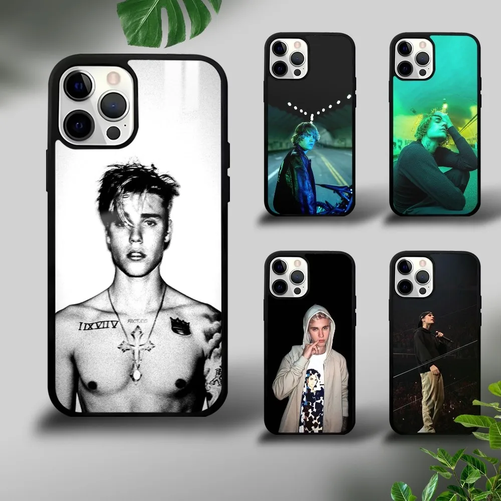 

Fashion J-Justin B-Bieber Phone Case For iPhone 16 15 14 13 12 11 Pro Xs Max Mini Plus Celulares Hard Funda