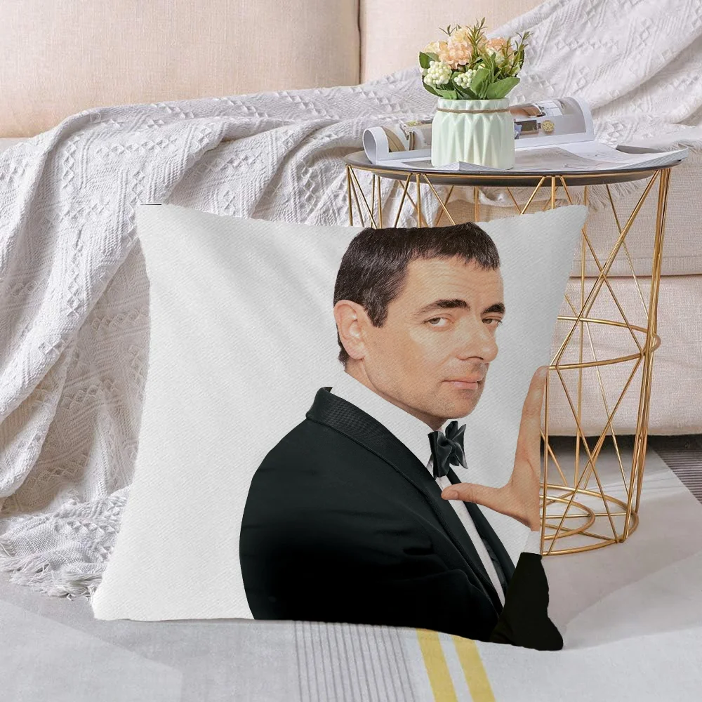 Throw Pillow Covers Decorative Cushion Mr. Bean Sofa Cushions Cover Luxury Living Room Decoration Personalized Gift Home 45x45