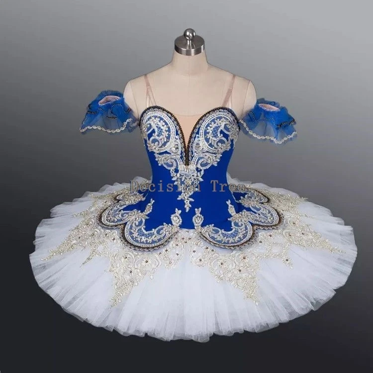 2025 nuevo vestido de ballet profesional para niños, disfraz de actuación, tutú para niñas, vestido hinchado de tul, disfraz de escenario, disfraz de actuación