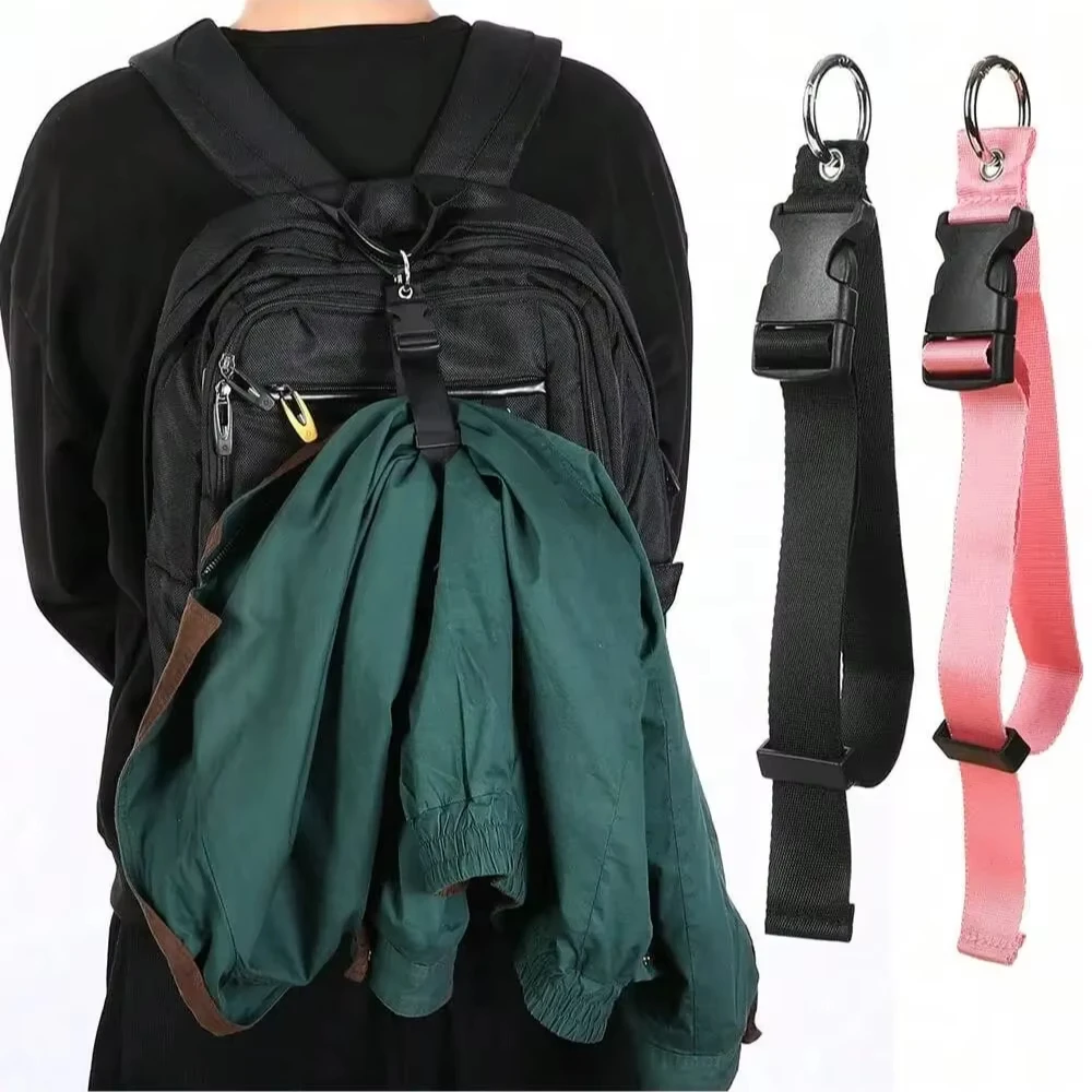 Correa de Equipaje Portátil con Hebilla Resistente para Exteriores, Clip para Mochila para Hombres y Mujeres, Etiquetas de Regalo Imprescindibles para Accesorios de Viaje
