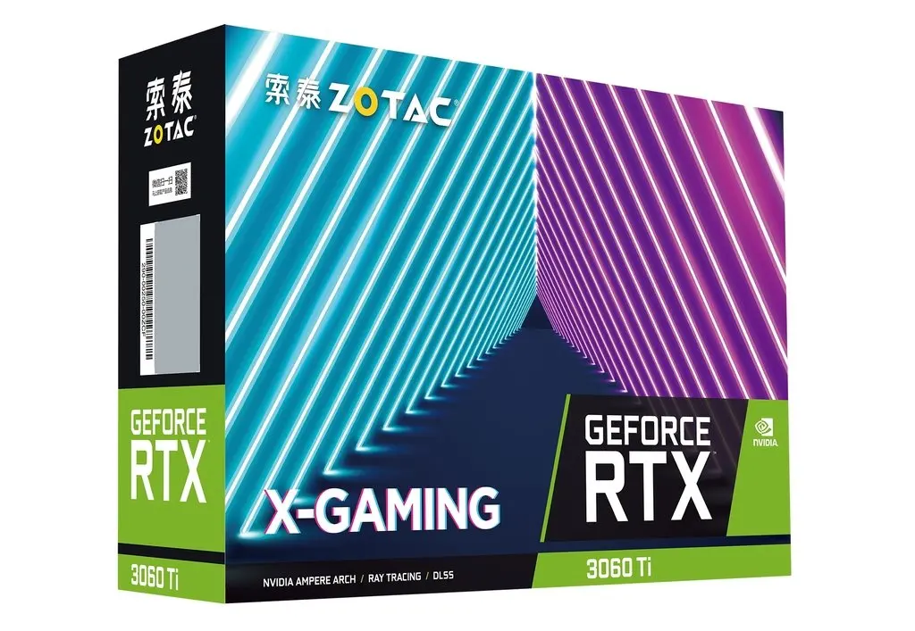 ZOTAC GeForce RTX ใหม่3060Ti 8G X goc GDDR6เกมแพคเกจปิดผนึกสำหรับเกมเดสก์ท็อปการ์ดกราฟิกเกม GPU RTX 3060