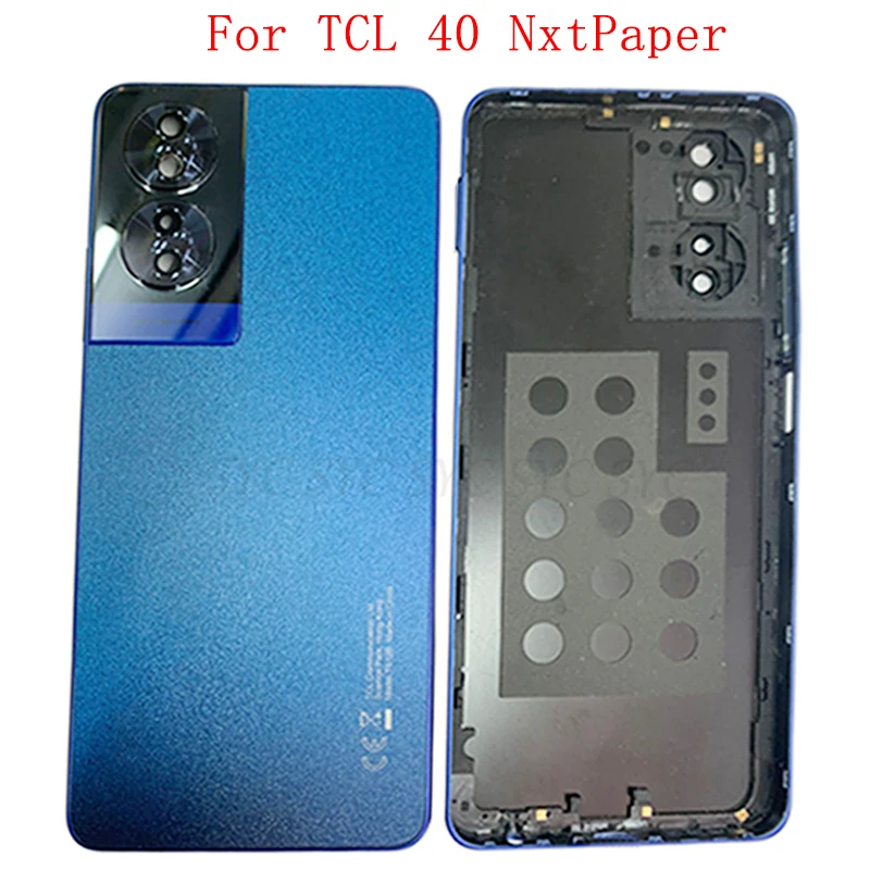 

Battery Cover Rear Door Case Housing For TCL 40 NxtPaper T612B Back Cover with Camera Lens Logo Repair Parts