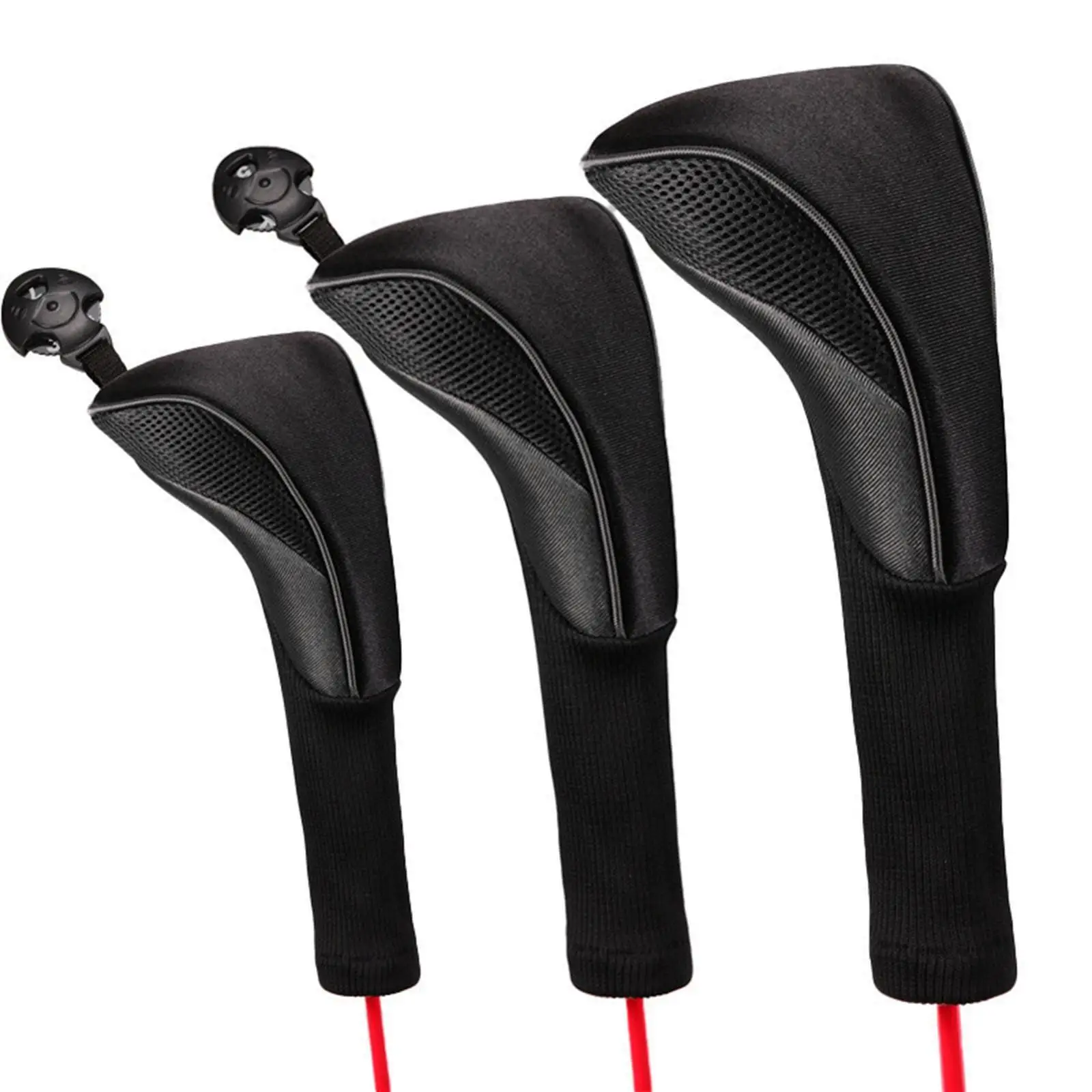 Long Neck Golf Club Head Covers Wood Driver Protect Headcover Number Tag UT Fairway Woods Headcovers Golf Accessories