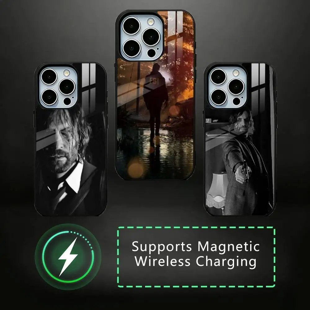 

Cool Alan Wake Phone Case For iPhone17,16,15,14,13,12,11 Plus,Pro Supports Magnetic Wireless Charging