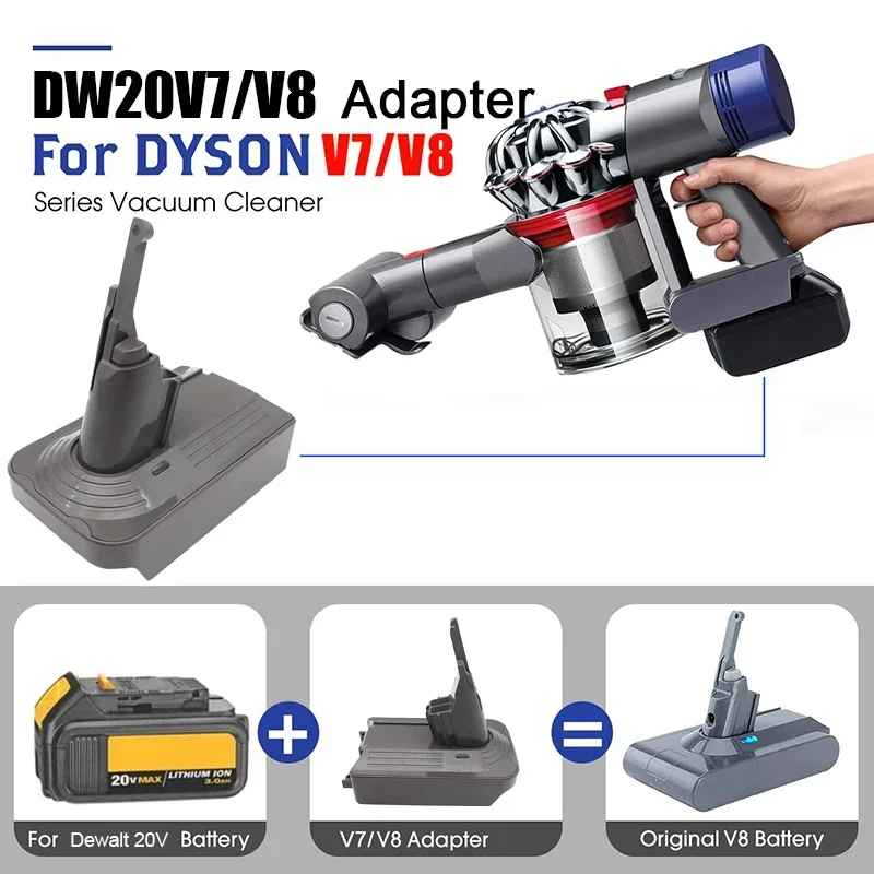 محول بطارية ليثيوم أيون MT18V7/V8 MIL18V7/V8 DW20V7/V8 لماكيتا لميلووكي لديوالت لسلسلة دايسون V7V8 مكنسة كهربائية
