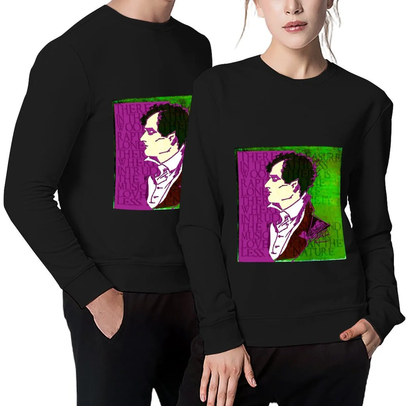 

LORD BYRON, ENGLISH POET, HELLRAISER AND MADMAN Pullover men clothing men's sweat-shirt set mens clothes autumn sweatshirt