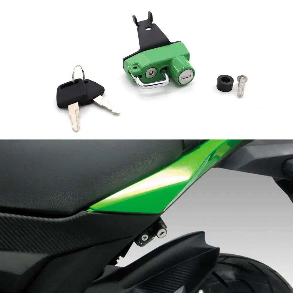 

Motorcycle Helmet Lock Anti-Theft for Kawasaki Z125 2016 2017 2018 2019 Motorcycle Accessories,