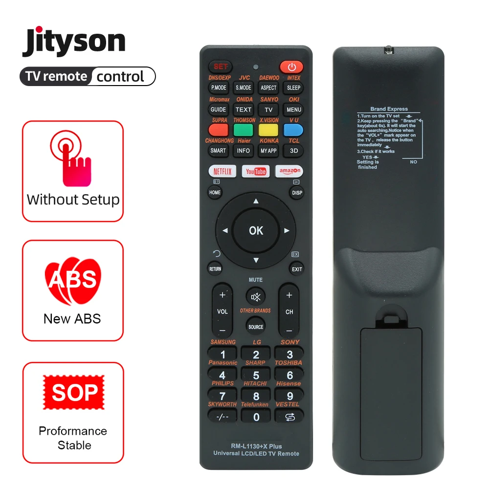 Universal all brands smart tv remote control for led lcd tv remote