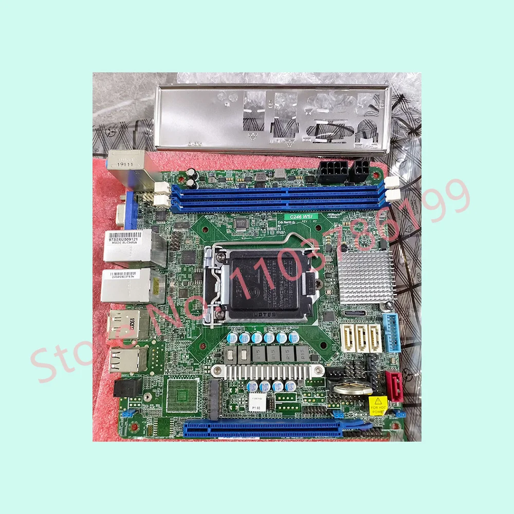 

For ASROCK NAS Motherboard Mini-ITX C246 WSI