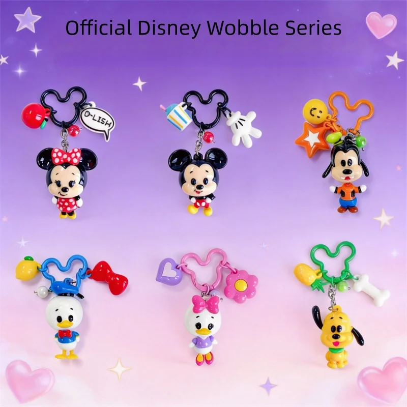 

Genuine Cute Disney Wobble SeriesToys Fantasy Toy Story Pendant Bag Plush Keychain Phone Car Keyring for Birthday Gift