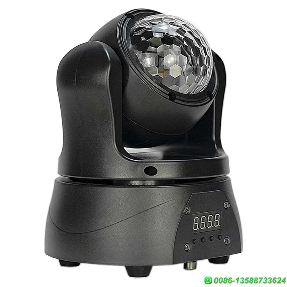 15W Pocket Moving Head Light Double-Sided kaleidoscope&laser DMX512 Stage Lighting For Night Club  DJ Disco Music Party Bar