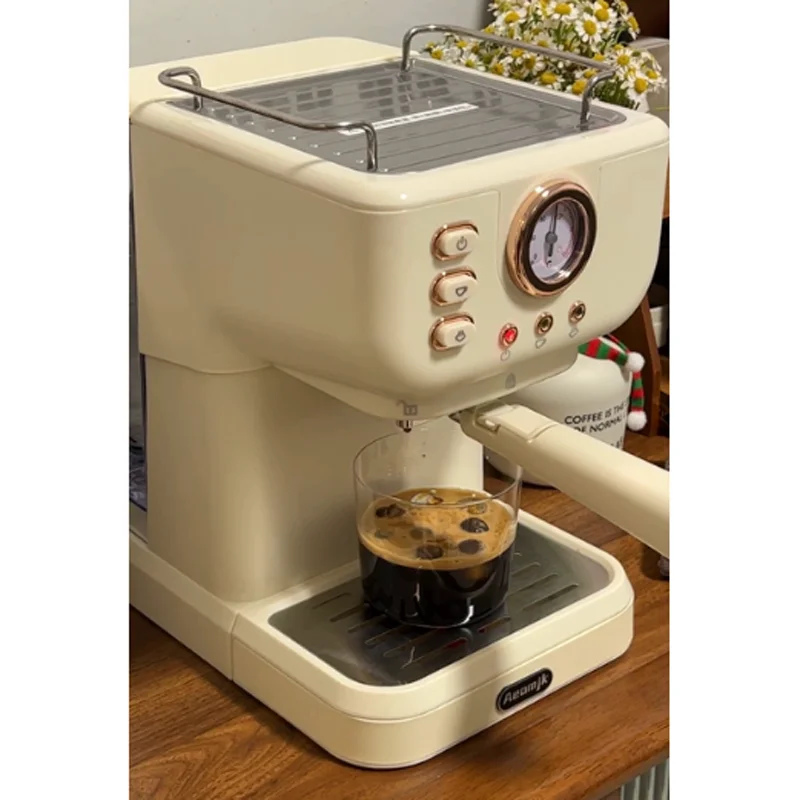 Electric Coffee Machine Portable Coffee Maker Bean Grinder Capsule Espresso Machine For Household Kitchen Coffee Powder