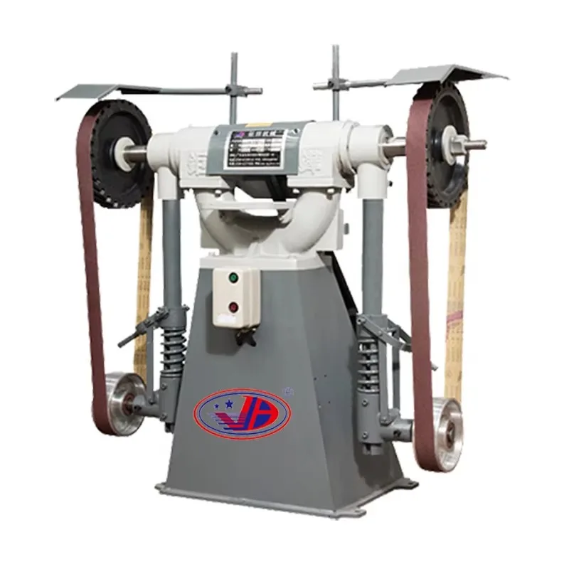 JUHUA Manual Metal Sand Belt Sander Grinder Grinding Sanding and Polishing Machine for Faucet Industry METAL