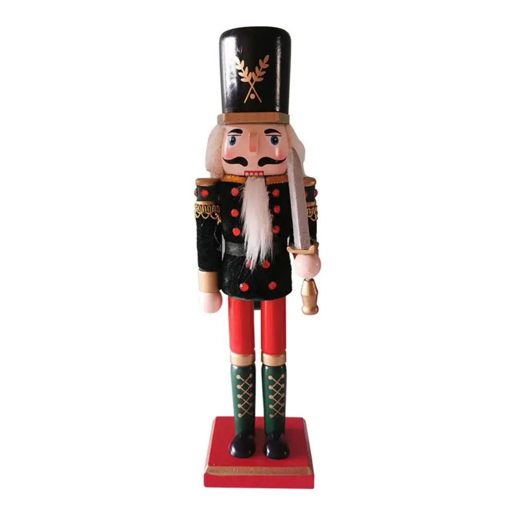 Casse-noisette de noël Vintage, cadeau de Festival, artisanat peint, poupée soldat, roi, Figurine artisanale créative, décoration de bureau