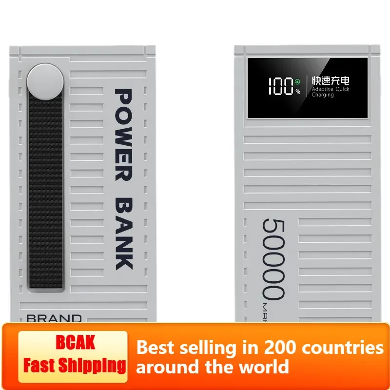 HOT 10000Mah 20000mah 50000mah Wholesale 66w Portable Power Bank  Fast Charge Mobile Phones  Mobile Power Supply BCAK