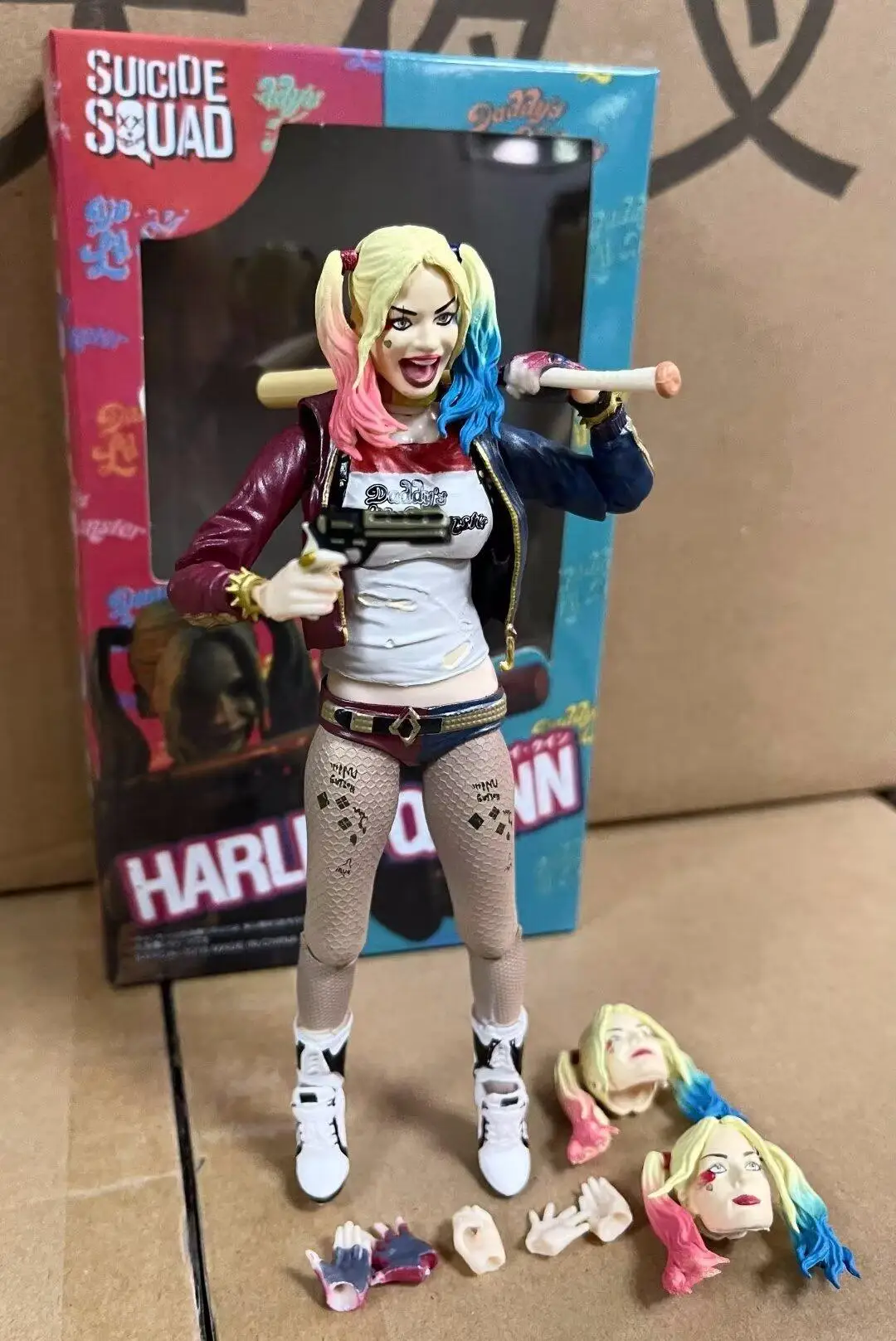 SHFiguarts Harley Quinn Action Figure Sexy Girl Anime Collectable Model Toy Doll Gifts