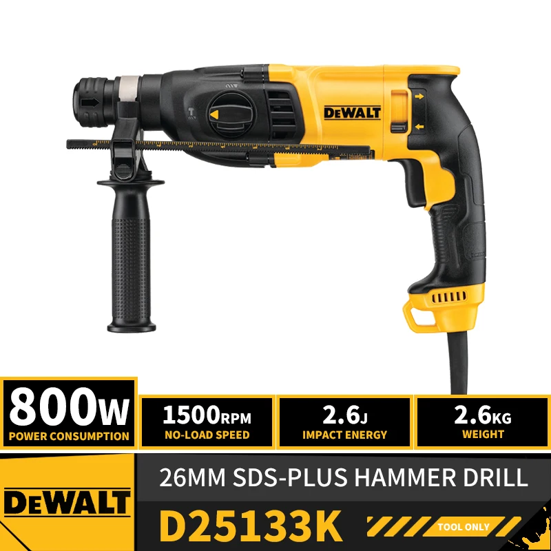 DEWALT D25133K 26MM SDS-Plus Hammer Drill 2.6J 220V