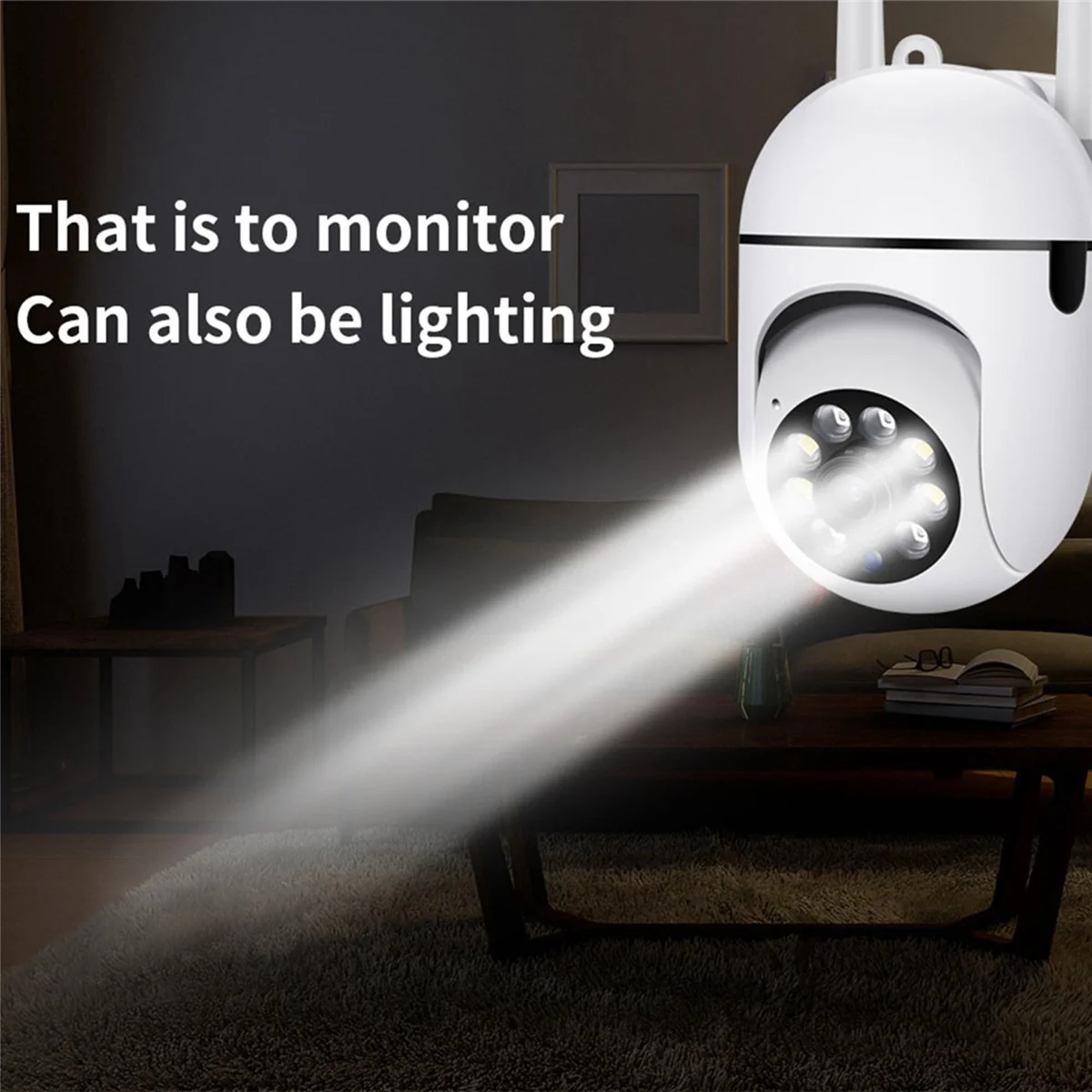 AT42 4X, Wi-Fi-камеры 2,4 ГГц для домашней безопасности, купольные камеры наблюдения 1080P 360° °   Вид, 2-сторонний