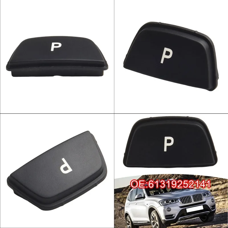 F20 F30 F36 F10 F11 F01 F02 F07 F25 F26 F15 F16 Car Gear Lever Auto Parking P Button Cap For BMW 1 2 3 4 5 7 X3 X4 X5 X6 New