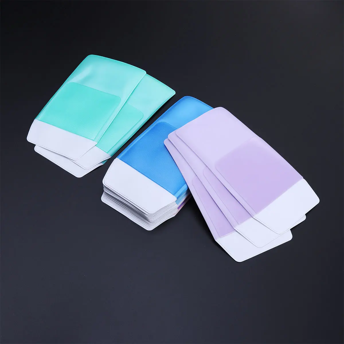 12Pcs Lightweight Inserted Pen Bag -Style Pen Pouch Easy-to-Clean Fall-Proof Design Holds Pens Pencils Erasers Ideal Gift