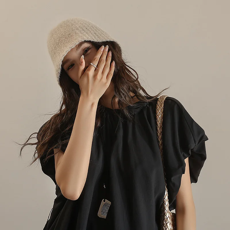 UMI MAO Summer Floral Bud Sleeves Waist Cinching Lace Up Shoulder Down Small Shirt Round Neck Top Niche Tencel Design Stylish