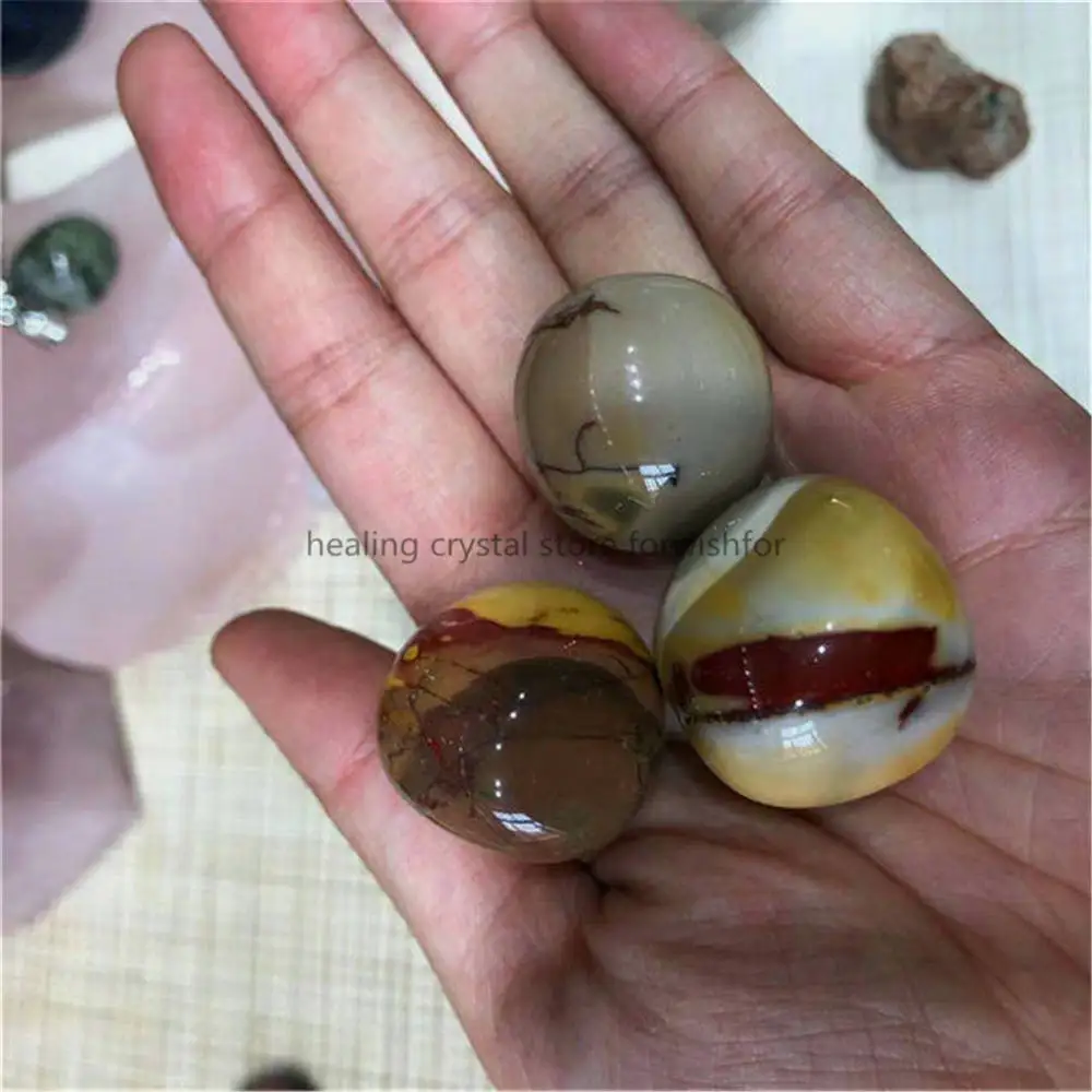 20-30mm Loose Crystal Gemstone Natural Mookite Crystals Tumbled Stone Bulk Wholesale