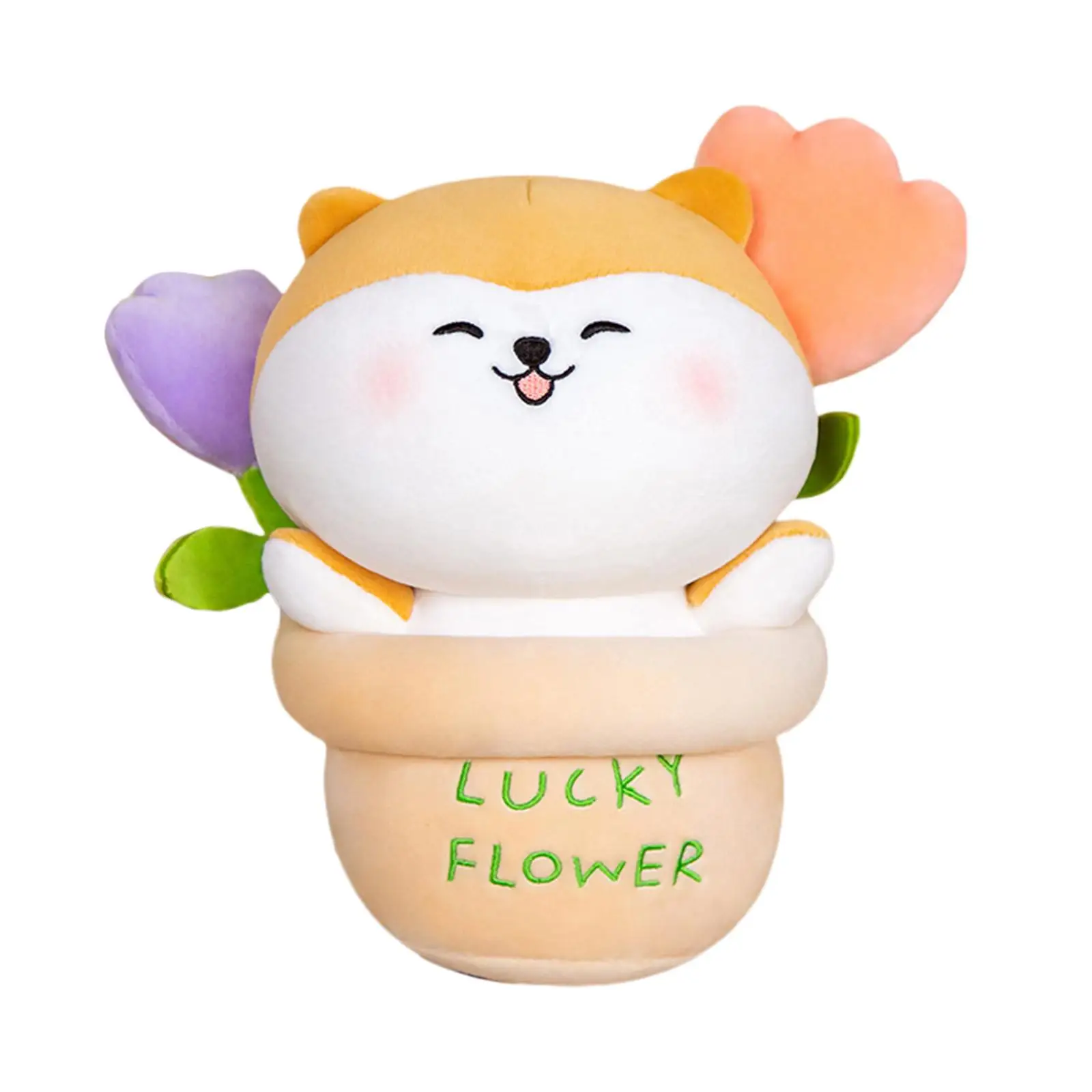 

Милые плюшевые игрушки-животные: маленькая кукла-подушка, мягкий щенок в горшке, украшение, мягкая игрушка для малышей, девочек, мальчиков, детские подарки