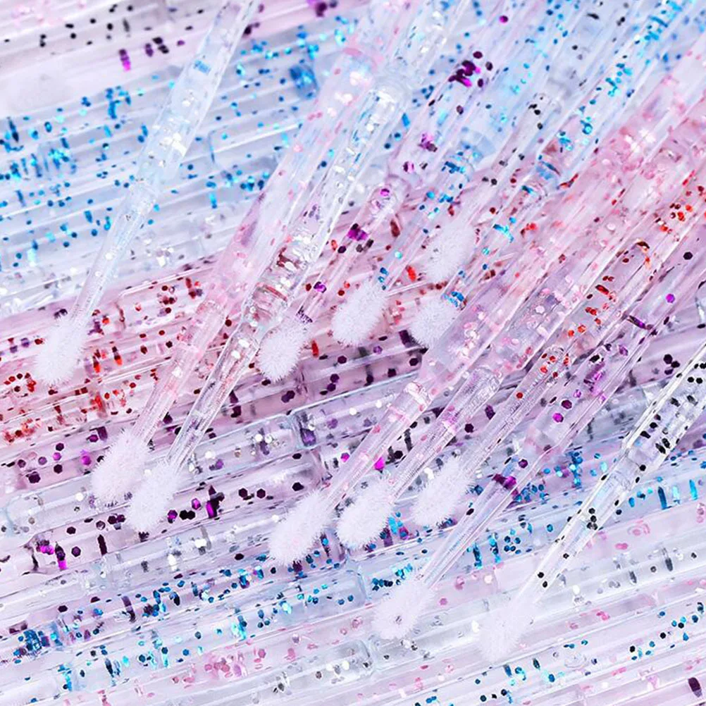 200 ชิ้นแท่งทำความสะอาดเครื่องสำอางค์ งานฝีมือที่ยอดเยี่ยม อุปกรณ์ต่อขนตาสำหรับทำความสะอาดผิวหน้า อุปกรณ์เสริมความงามสำหรับผู้หญิง